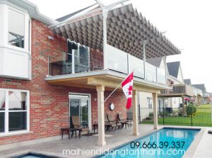 Lắp đặt mái hiên, mái xếp di động tại Bắc Ninh giá rẻ