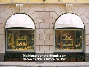 Mẫu mái vòm bạt hình bán nguyệt đẹp