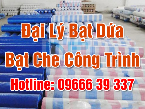 Đại lý bạt dứa, bạt vàng xanh, bạt che công trình giá rẻ tại Hà Nội