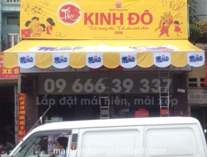 Lắp mái hiên cho hãng kinh đô