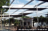 Mái xếp khung innox có gì khác biệt?