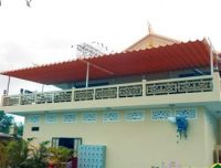 Mái xếp sân thượng sản phẩm tiện ích  cho mọi công trình