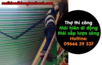 Thợ sửa mái hiên, mái xếp di động lượn sóng tại Hà Nội
